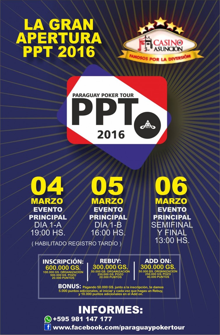paraguay poker tour PPT