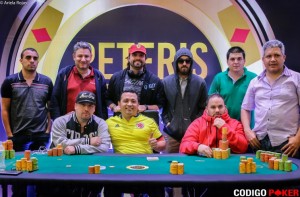 Mesa Final Peter's PokerTour - febrero 2016
