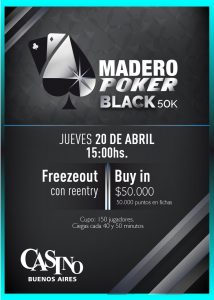 Madero Poker Black