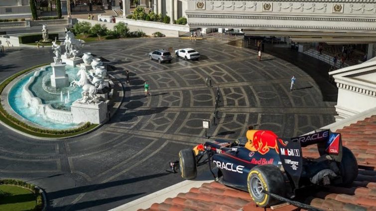El Red Bull en el techo del Caesars Palace